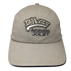 D'Arcy Automobiles Joliet Slideback Baseball Cap Brown OS Adjustable By Texace